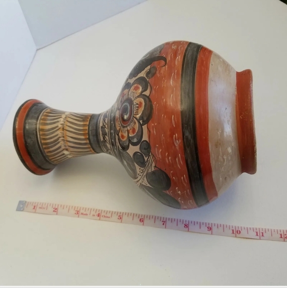 VTG Mid Century Modern Vase Studio Art Pottery Vase Midwestern Bird Decor Boho - Picture 8 of 12